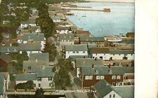 Postcard PROVINCETOWN, Mass, EAST END, Antique c1905 undivided back AERIAL VIEW picture