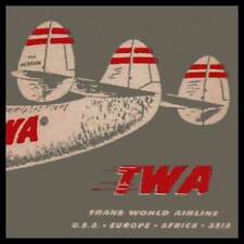 Vintage TWA Aircraft Fridge Magnet picture
