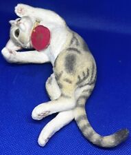 Vintage Country Artists 01684 Tabby Playful Cat Realistic Eyes Figurine w/tag picture