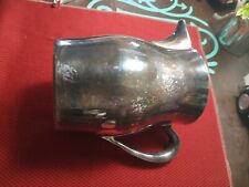 Vintage Academy Water Pitcher Silver On Copper #15. Patinaed Great For Decor. picture