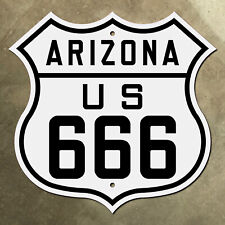 Arizona US route 666 devil's highway marker road sign 1926 Four Corners picture