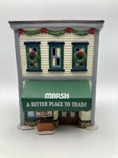 Rare Vintage 1996 Ceramic Collectables MARSH Grocery Store Christmas Village picture