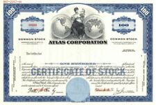 Atlas Corporation - Aircraft related Company Specimen Stock Certificate - Specim picture