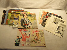 Lot Vintage Knitting Craft Books Magazines - Vogue Knitting  Babies  Infant Wear picture