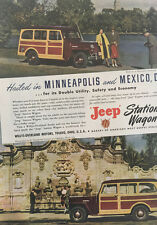 1948 Jeep Minneapolis Mexico - 11x14 Vintage Advertisement Print Car Ad LG43 picture