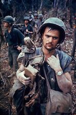 Vietnam War Photo  /  US Soldiers on Patrol  Vietnam  COLOR Photo  8309 picture