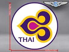 THAI AIRWAYS ROUND LOGO DECAL / STICKER picture