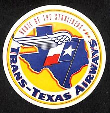 Trans-Texas Airways (1947-69) 