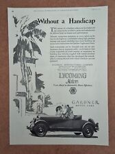 Antique Lycoming Motors Mfg. Co. Automobile Gardner Motor Cars - 1927 Car AD picture