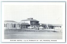 c1940's Empire Motel Exterior Roadside St. Francis Kansas KS Unposted Postcard picture