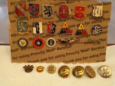 Lot Of 24 WWll Air force and Navy pins and buttons. Fighter pilot and artillery  picture