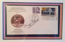Buzz Aldrin Signed Smithsonian Air and Space Museum Commemorative Stamp Cover picture