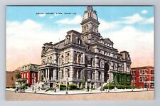 Lima OH-Ohio, Court House, Antique Vintage Souvenir Postcard picture