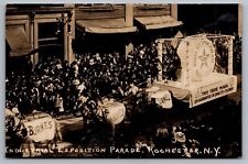Real Photo Industrial Exposition Parade Floats Rochester New York NY RP RPPC L18 picture