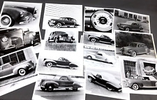 c.1940 LINCOLN ZEPHYR Lot of 14 Vtg Photos Gelatin Silver Historical Automobilia picture