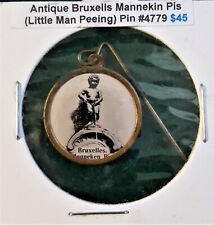 Vintage Bruxells Mannekin Pis (Little Man Peeing) Pin 7/8