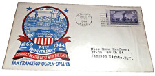 MAY 1944 UNION PACIFIC TRANSCONTINENTAL RAILROAD SOUVENIR ENVELOPE #27 OMAHA picture
