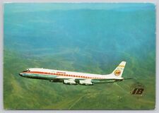 Post Card IBERIA DC-8/52 Douglas Turbofan Jet D259 picture