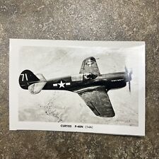 Original WWII Photo Curtiss P-40N USA Plane Airforce Navy Army Picture Military picture