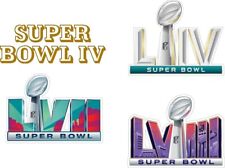 1 Set of 4 Kansas City Chiefs Super Bowl Logos Collectors Set Stickers SPECIAL picture