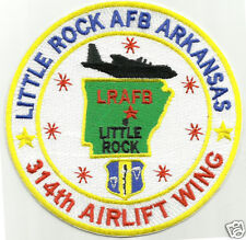 USAF BASE PATCH, LITTLE ROCK AFB, ARKANSAS, 314th AIRLIFT WING, C-130s       Y   picture