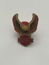 Kawasaki Motorcycle Emblem Pin Eagle With Logo Vintage Original Brassy Gold Tone picture