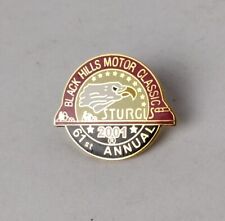 VTG 61st Black Hills Motor Classic STURGIS Motorcycles 2001 Pin NOS picture
