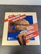 Vintage 1986 McDonalds Translite Point Of Purchase Sign Breakfast Display picture