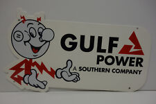 Reddy Kilowatt GULF POWER DIE CUT SIGN ELECTRICIAN GIFT 9H X 16W picture