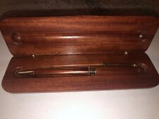 Lockheed Martin Employee Wood Ball Point Pen In Matching Wood Case picture
