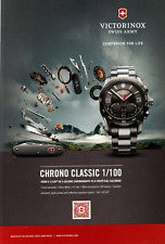 Victorinox Swiss Army 1/100th Second Chrono 241616 Original A4 Print Ad picture