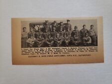 Battery B 185th Field Artillery Iowa Davenport 1924 Football Team Picture RARE picture