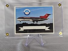 Northwest Airlines Boeing B-727 Airplane Pilot Collector Card Display Case KLM picture