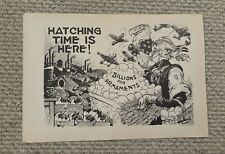 Original WWII Poster Hatching Time Is Here Philco Company picture