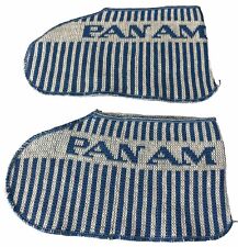 Vintage Pan Am Airlines First Class Slipper Socks Stretchy picture