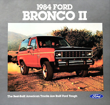 1984 FORD BRONCO II SALES BROCHURE CATALOG ~ 16 PAGES picture