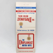 Vintage Matchcover The Diplomat Motor Hotel Washington DC New York Ave at Bladen picture