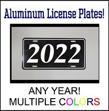 2022 LICENSE PLATE CAMARO MUSTANG CORVETTE 442 CHEVELLE GTO TRANS AM YEAR BW picture