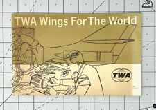 TWA Wings for the World Booklet TWA Airlines 1964 picture