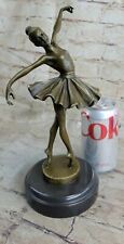 Hand Made Petite Danseuse Bronze Ballerina Figurine - Milo Hot Cast Sculpture NR picture