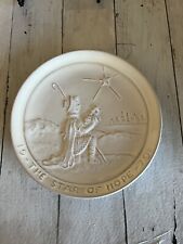 Frankoma Pottery 1971 NO ROOM AT THE INN Collector Christmas Plate JOHN FRANK picture