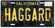 Merle Haggard Vintage Rustic Replica 1960's California License Plate picture