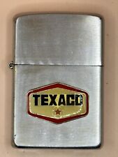 Vintage 1964 Texaco Oil Company Emblem Chrome Zippo Lighter picture