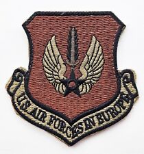 US Air Forces in Europe Subdued Spice Brown Hook-Back Patch picture