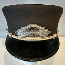 Chesapeake and Ohio Railway Brakeman Cap Size 7 3/8 Rare Chicago Hard To Find picture