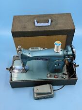 Jaguar Super Deluxe Precision Sewing Machine Working With Carrying Case picture