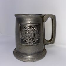 Vintage EDAVILLE RR Railroad CARVER MASS Pewter stein. Great Patina, Rare picture