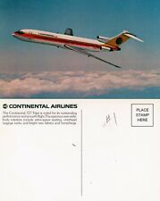 CONTINENTAL AIRLINES B-727-200 AIRLINE ISSUE CARD # 1  BACK IS DIFFERENT THAN #2 picture