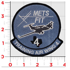 TRAINING WING FOUR TW-4 METS FLIGHT INSTRUCTOR EMBROIDERED HOOK & LOOP PATCH picture