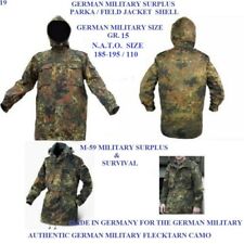 German Flecktarn Camo Parka Jacket - SIZE = GR15 NATO 185-195/110  (XL- L) - NEW picture